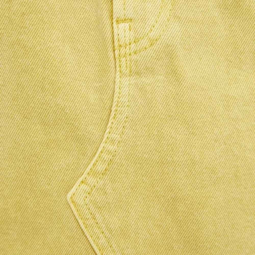 Zara Yellow/Mustard Jeans Skirt Size S